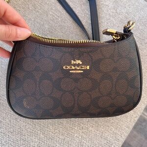 Coach Mini Teri Shoulder Bag in Signature Canvas